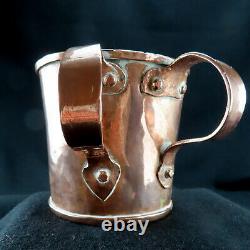 RARE Antique Jewish Washing Cup Imperial Russian Copper Judaica Netilat Yadayim