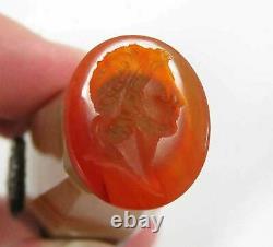 RARE RUSSIAN IMPERIAL GOLD MOUNTED AGATE SEAL, Anders Nevalainen