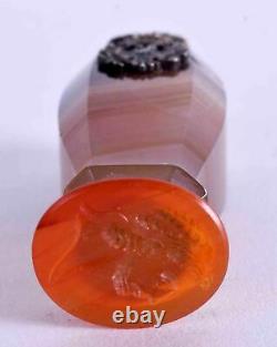 RARE RUSSIAN IMPERIAL GOLD MOUNTED AGATE SEAL, Anders Nevalainen