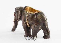 RUSSIAN IMPERIAL GOLD & SILVER ELEPHANT, H. W. Henrik Wigstrom