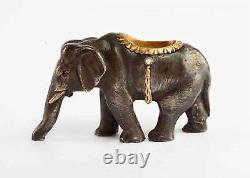 RUSSIAN IMPERIAL GOLD & SILVER ELEPHANT, H. W. Henrik Wigstrom