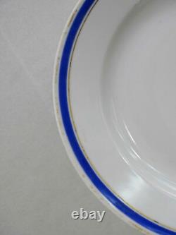 RUSSIAN IMPERIAL PORCELAIN FACTORY PLATE Tsarskoe Selo Service ALEXENDER II