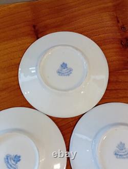 RUSSIAN IMPERIAL PORCELAIN KORNILOV BROTHERS delicate Tea Set with blue/gold