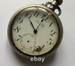 RUSSIAN Imperial PAVEL BURE ANTIQUE POCKET WATCH Silver. Not Works