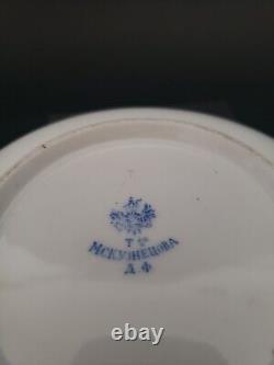 RUSSIAN KUZNETSOV ANTIQUE IMPERIAL FACTORY CUP AND SAUCER HANDPAINTED 19thC