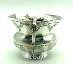 Rare 1795 Catherine II Antique Imperial Russian Silver Charka Chased Cup Moscow