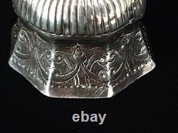 Rare 18c Elizabeth I Antique Imperial Russian Silver Charka Chased Cup Moscow RU