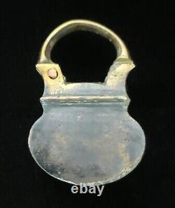 Rare Antique 17c. Royalty Imperial Russian Brass Lock to Royal Romanov Palace RU