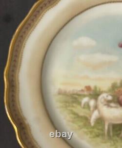 Rare Antique 19C Imperial Russian Kornilov Brothers Porcelain Plate