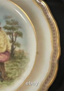 Rare Antique 19C Imperial Russian Kornilov Brothers Porcelain Plate