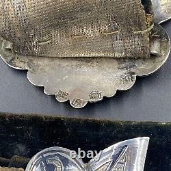 Rare Antique 19th C. Russian Solid SIlver & Niello Belt