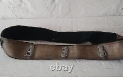 Rare Antique 19th C. Russian Solid SIlver & Niello Belt