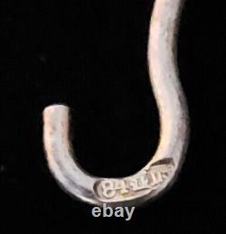 Rare Antique Imperial Russian 84 Silver Chased Tsarist Russia Pendant Jewelry RU