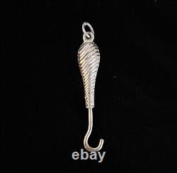 Rare Antique Imperial Russian 84 Silver Chased Tsarist Russia Pendant Jewelry RU