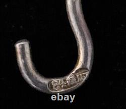 Rare Antique Imperial Russian 84 Silver Chased Tsarist Russia Pendant Jewelry RU
