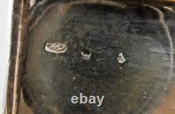 Rare Antique Imperial Russian 84 Silver Niello Snuff Box Architectural 1821-1856