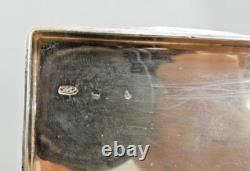 Rare Antique Imperial Russian 84 Silver Niello Snuff Box Architectural 1821-1856