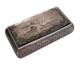 Rare Antique Imperial Russian 84 Silver Snuff Box Horse Troika Niello Russia RU