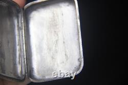 Rare Antique Imperial Russian 84 Silver Snuff Pill Box