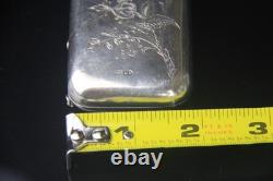 Rare Antique Imperial Russian 84 Silver Snuff Pill Box