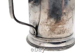 Rare Antique Imperial Russian 84 Silver Tea Cup Holder Goblet Glass Hallmark RU
