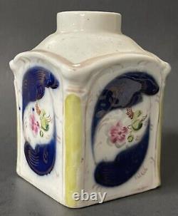 Rare Antique Imperial Russian Kuznetsov Factory Porcelain Tea Caddy