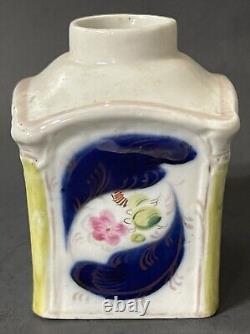 Rare Antique Imperial Russian Kuznetsov Factory Porcelain Tea Caddy