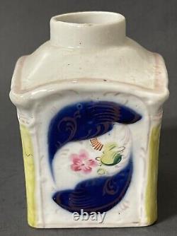 Rare Antique Imperial Russian Kuznetsov Factory Porcelain Tea Caddy