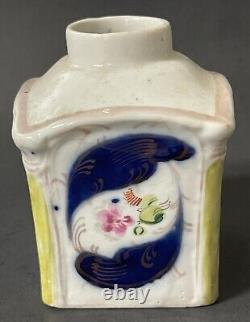 Rare Antique Imperial Russian Kuznetsov Factory Porcelain Tea Caddy