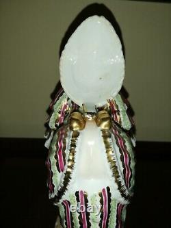 Rare Antique Imperial Russian Moscow Gardner Porcelain Figure Lady with Secret
