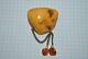 Rare Antique Imperial Russian Pin Brooch Natural Amber Women's Jewelry Fashion
