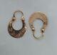 Rare Antique Imperial Russian ROSE Gold 56 14K Earrings Women's Jewelry Handmade