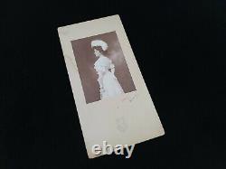 Rare Antique Imperial Russian Royalty Cabinet Card Signed Countess Crown Cypher