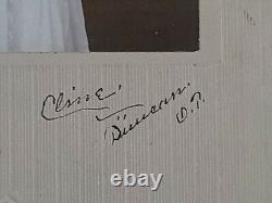 Rare Antique Imperial Russian Royalty Cabinet Card Signed Countess Crown Cypher