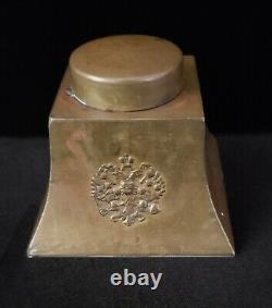 Rare Antique Imperial Russian Royalty Eagle Nicholas II Romanov Royal Inkwell