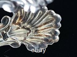 Rare Antique Imperial Russian Silver Gold Gilt Rococo Repousse Chased Sugar Tong