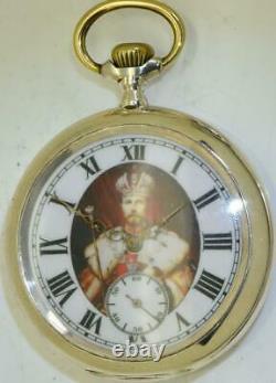 Rare Antique Revue Tommen Silver Pocket Watch for Imperial Russian Market c1900