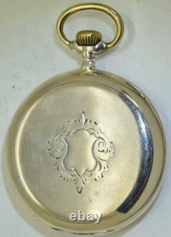 Rare Antique Revue Tommen Silver Pocket Watch for Imperial Russian Market c1900