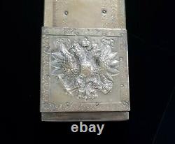 Rare Antique Royal Imperial Eagle Russian Royalty Romanov Tsarist Brass Bookends