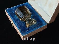 Rare Antique Royal Imperial Russian Hardstone Rock Crystal Wax Desk Seal Stamp