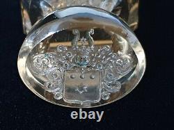 Rare Antique Royal Imperial Russian Hardstone Rock Crystal Wax Desk Seal Stamp