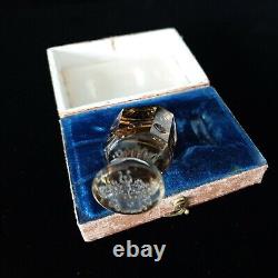 Rare Antique Royal Imperial Russian Hardstone Rock Crystal Wax Desk Seal Stamp