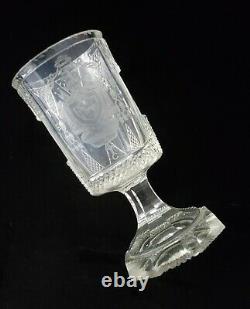 Rare Antique Royal Imperial Russian Tsar Nicolas II Wine Goblet Glass Cup Cypher