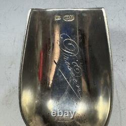 Rare Antique Russian Imperial 84 Silver Enamel Spoon Scoop 1891 GK