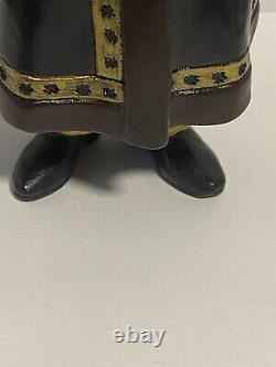 Rare FABERGE 1912 Bronze Imperial Russian Cossack Guard Antique Gold Gilt Enamel