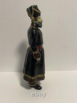 Rare FABERGE 1912 Bronze Imperial Russian Cossack Guard Antique Gold Gilt Enamel