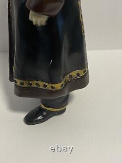 Rare FABERGE 1912 Bronze Imperial Russian Cossack Guard Antique Gold Gilt Enamel