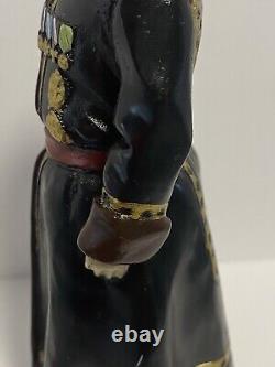 Rare FABERGE 1912 Bronze Imperial Russian Cossack Guard Antique Gold Gilt Enamel