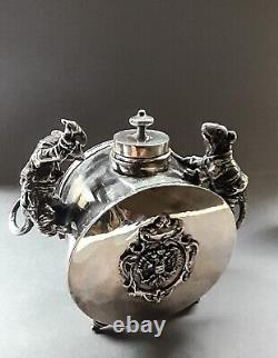 Rare Imperial Russian inkwell Pavel Ovchinnikov Moscow 1844