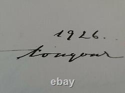 Rare Royalty Antique Russian Grand Duchess Xenia Signed Royal Document Autograph